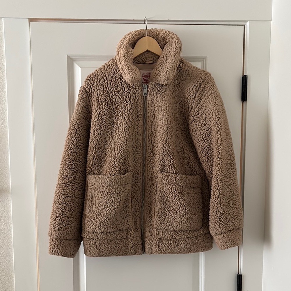 Cozy Brown Levi's Sherpa Jacket